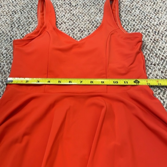 Lime Ricki Brand Women's Orange Flared Tankini Top. EUC - Picture 8 of 9